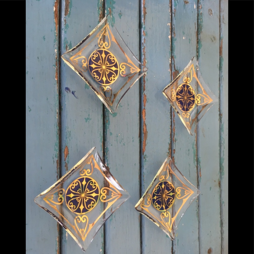 Set of Vintage Miniature Decorative Plates